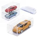 HASTHIP® 12PCS Clear 1: 64 Car Display Case for Hotwheels PVC 30x40x82mm