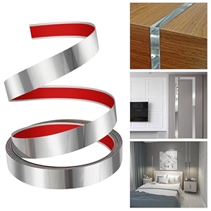 hasthip 201 stainless steel trim wall strip 164ft silver self adhesive