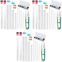 HASTHIP 28Pcs Beading Needles, 20 Long Straight, 8 Big Eye for Jewellery
