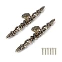HASTHIP® Traditional Antique Brass Cupboard Cabinet Drawer Door Pull Handle Wardrobe Handle 191mm