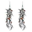 HASTHIP 2Pcs Artificial Christmas Teardrop Swags with