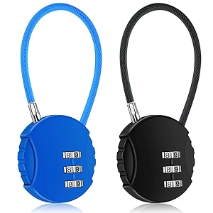 hasthip combination number lock 2 pcs zinc alloy luggage bag door locker