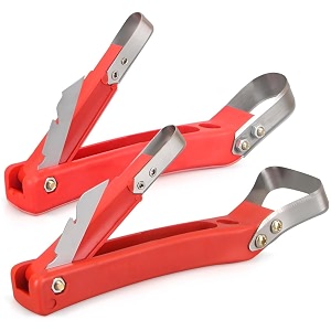hasthip 2 pcs tree bark removal tool foldable grafting tool for plants carbon steel dual end bark removal tool bark scraping tool for grafting girdling woodworking