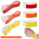 HASTHIP Paper Wristbands 300 Pack 100*Red 100*Orange 100*Yellow Events