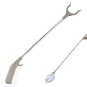 HASTHIP 33-Inch Waste Grabber Reacher Tool, Easy-Squeeze Claw