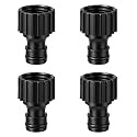 HASTHIP 4Pcs Garden Hose Connector 1/2 Inch Quick Release Adapter