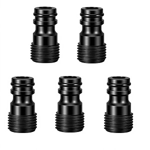 hasthip 5pcs garden hose quick connectors water pipe fittings set