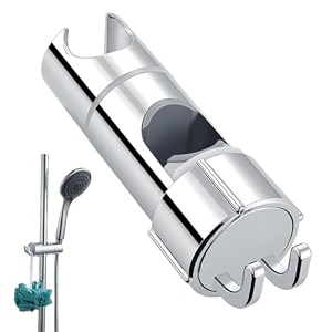 hasthip shower head holder abs with dual hooks for 16-27mm sliding rails