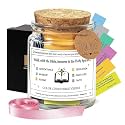 HASTHIP® 90Pcs Bible Verse Jar, Glass, Color-Coded Prayer Notes
