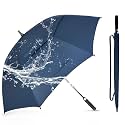 HASTHIP® Big Umbrella for Men, 52" Auto-Open Golf Rain Umbrella with cover, Windproof Waterproof Umbrella Big Size for 2-3 Adults, Ideal for Outdoor, Travel &amp; Golf Cart Use