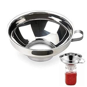 hasthip canning funnel 304 stainless steel with handle 58x23inch