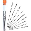 HASTHIP Large-Eye Blunt Yarn Needles, 9-Piece Stainless Steel Yarn Knitting