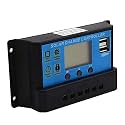 HASTHIP Solar Charge Controller 10A 12/24V Auto Switch LCD USB
