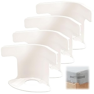 hasthip 4 pack bed sheet holder straps lock corner fitted design