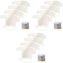 HASTHIP® Lock Sheet Holders Set 4 Pack Bed Holder Secure Sheets Firmly in Place Heavy Duty Corner Fitted Straps Fit All Mattress Size 3PCS