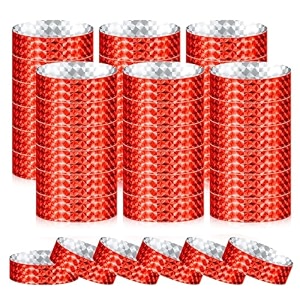 hasthip paper wrist band 300 pack waterproof blue for events party entry