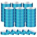 HASTHIP® Paper Wrist Band 300 Pack Waterproof Blue for Events Party Entry