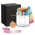 HASTHIP® 90Pcs Bible Verse Jar, Glass, Color-Coded Prayer Notes