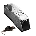 HASTHIP® Rat Trap Cage 25cm Humane Reusable Rodent Catcher for Home Garden