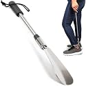 HASTHIP Shoe Horn Long Handle, Metal Telescopic 16-38 Inch