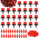 HASTHIP Slow Waterer Sprinkler Kit 100pcs Drip Irrigation Kit