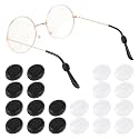 HASTHIP® Specs Holder Strap Ear Grip, 10 Pairs Glass Holder Silicone Eyeglasses Temple Tip Sleeve Retainer, Non-Slip Glasses Retainers for Spectacle Sunglasses Eyewear