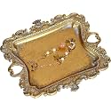 HASTHIP® Bathroom Tray for Toiletries, Wood Organizer with Diatomite Pad
