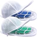 Hat Washer Cage for Washing Machine (2 Pack - White)