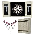 Hathaway Drifter Solid Wood Dartboard & Cabinet Set
