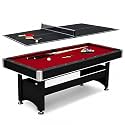 Hathaway Spartan Pool Table & Ping Pong Top Combo, 2-in-1 Game Table