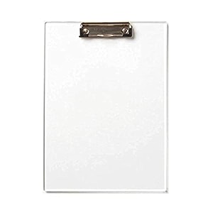 acrylic paper clipboard writing pad exam board for kidsstudents transparent exam pad examination writing pad pack of 1