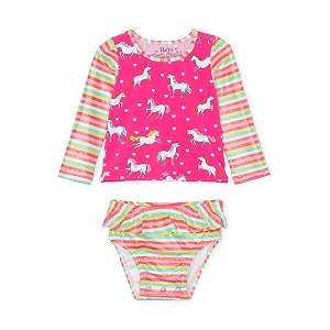 hatley girls39 rash guard set