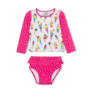 hatley girls39 rash guard set
