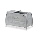 Hauck Travel Cot 2-in-1 Baby Crib Playpen with Changing Table Wheels Grey