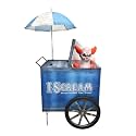 Haunted Hill Farm 6-Ft. I Scream Clown Cart Halloween Animatronic