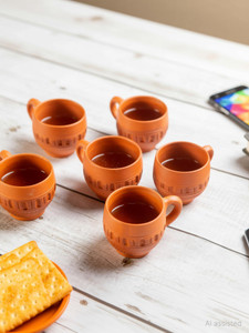 Haus Fabula Pack of 6 Terracotta Handcrafted