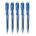 Hauser Germany 4 in 1 Retractable Ball Pen Box Pack | Durable Transparent Body | 4 Ink Colors In One Pen | Low Viscosity Ink System | Smooth & Effortless Writing | Pack Of 5