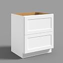 Hausvita 30" 2-Tier Undermount Kitchen Drawer Cabinet, RTA Storage Drawer, Full Extension Soft Close Slides, Ample Storage Organizer, MDF &amp; Plywood with UV Coating