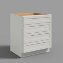 Hausvita 30" 4-Tier Undermount Kitchen Drawer Cabinet, RTA Storage Drawer, Full Extension Soft Close Slides, Ample Storage Organizer, MDF &amp; Plywood with UV Coating