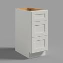 Hausvita 15" 3-Tier Undermount Kitchen Drawer Cabinet, RTA Storage Drawer, Full Extension Soft Close Slides, Ample Storage Organizer, MDF &amp; Plywood with UV Coating
