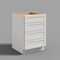 Hausvita 21" 4-Tier Undermount Kitchen Drawer Cabinet, RTA Storage Drawer, Full Extension Soft Close Slides, Ample Storage Organizer, MDF &amp; Plywood with UV Coating