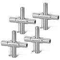 HAUTMEC 4pcs 4 Way Sillcock Water Key Faucet Valve Tool Spigot Key 1/4", 9/32", 5/16", 11/32" PL0028-4