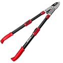 HAUTMEC Anvil Loppers for Tree Trimming Heavy Duty, Extendable 27-37'' Garden Loppers with Compound Action System, 2" Cutting Capacity, Labor-Saving Tree Trimmer for Yard, Lawn Branch Cutter
