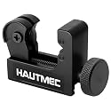 HAUTMEC Copper Pipe Cutter Tool 1/8" to 7/8" OD (3-22mm), Mini Copper Tubing Cutter Tool for PVC, Copper, Aluminum, and Thin Stainless Steel Tube HT0132-TC