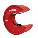 HAUTMEC Pro1 Inch Automatic Copper Tube Cutter - 1 in. Maximum Nominal Pipe Capacity (1-1/8 in. Outer Diameter), for Copper, Aluminum, Brass Tube and Thin-wall Conduit, HT0217-PL