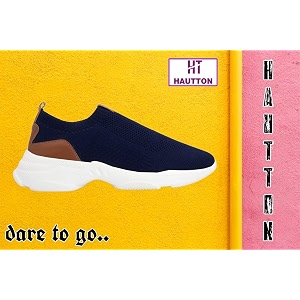 HAUTTON Mens Stylish Light-Weight Breathable Sneakers