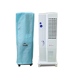 havai anti bacterial cover for bajaj tc 2008 litre tower cooler water resistantcover sizelxbxh cm 39 x 39 x 100