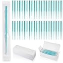 Havawish 100 Pcs Disposable Ear Curette Individually Wrapped Ear Wax Removal Tool Single Use Earwax Cleaners Pick Cleaning Tool for Home Clinic Hospital Gentle Canal Cleaning (Green 4 mm Round Tip)