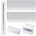 Havawish 100 Pcs Disposable Ear Curette Individually Wrapped Ear Wax Removal Tool Bulk Single Use Earwax Cleaner Pick Cleaning Tool for Home Clinic Hospital Gentle Canal Cleaning (Gray 2 mm Spoon Tip)