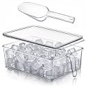 1 Set Ice Storage Bin for Freezer,12.4 x 8.07 x 3.94 Inches